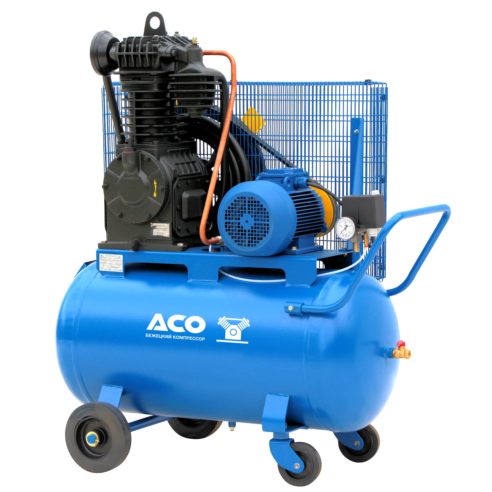 Поршневой компрессор с ременным приводом К2