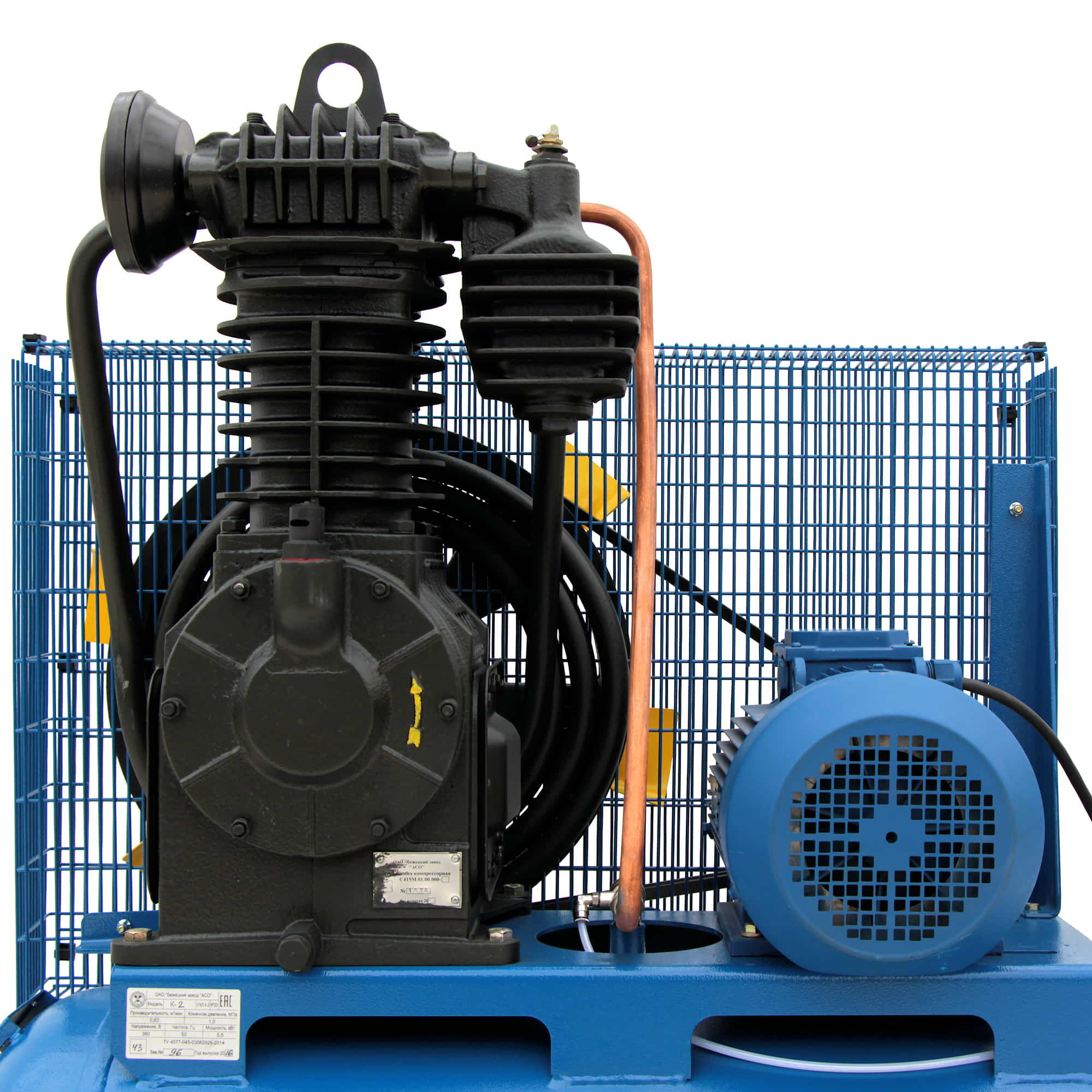 Поршневой компрессор с ременным приводом К2