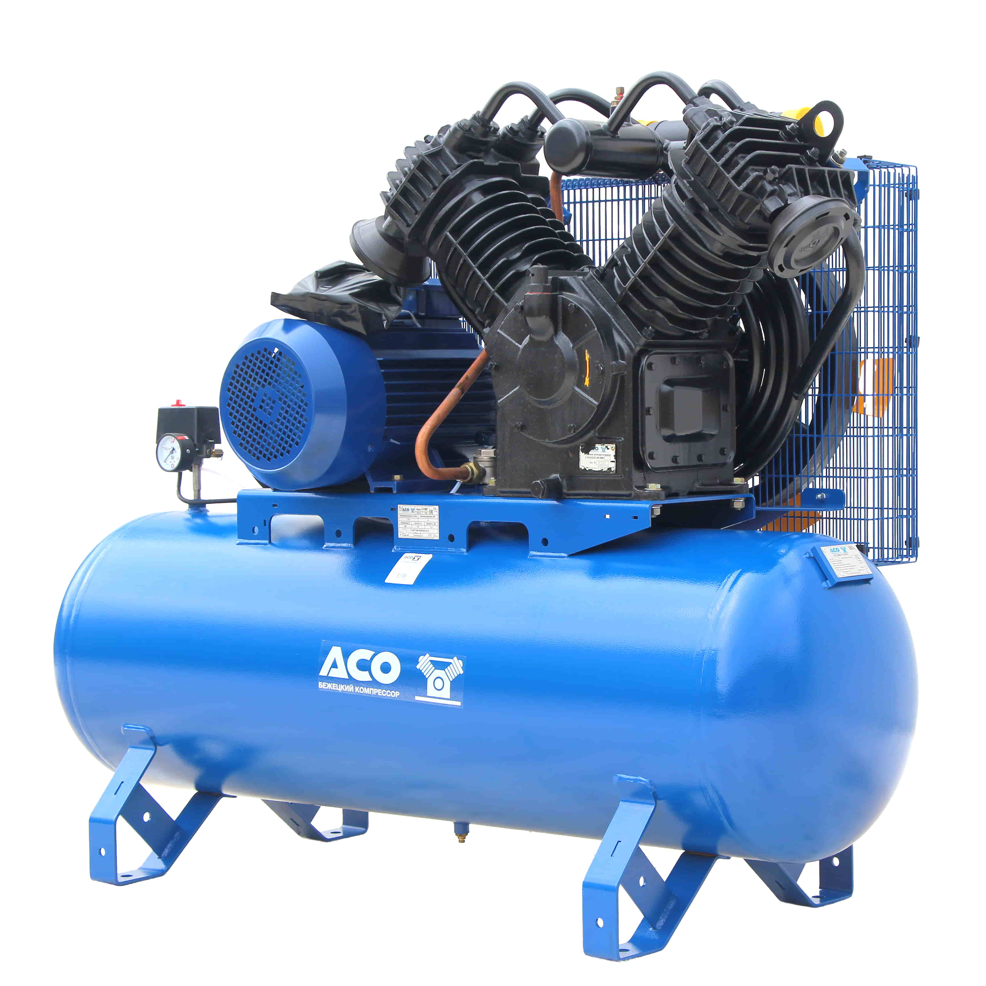 Поршневой компрессор с ременным приводом С416М1