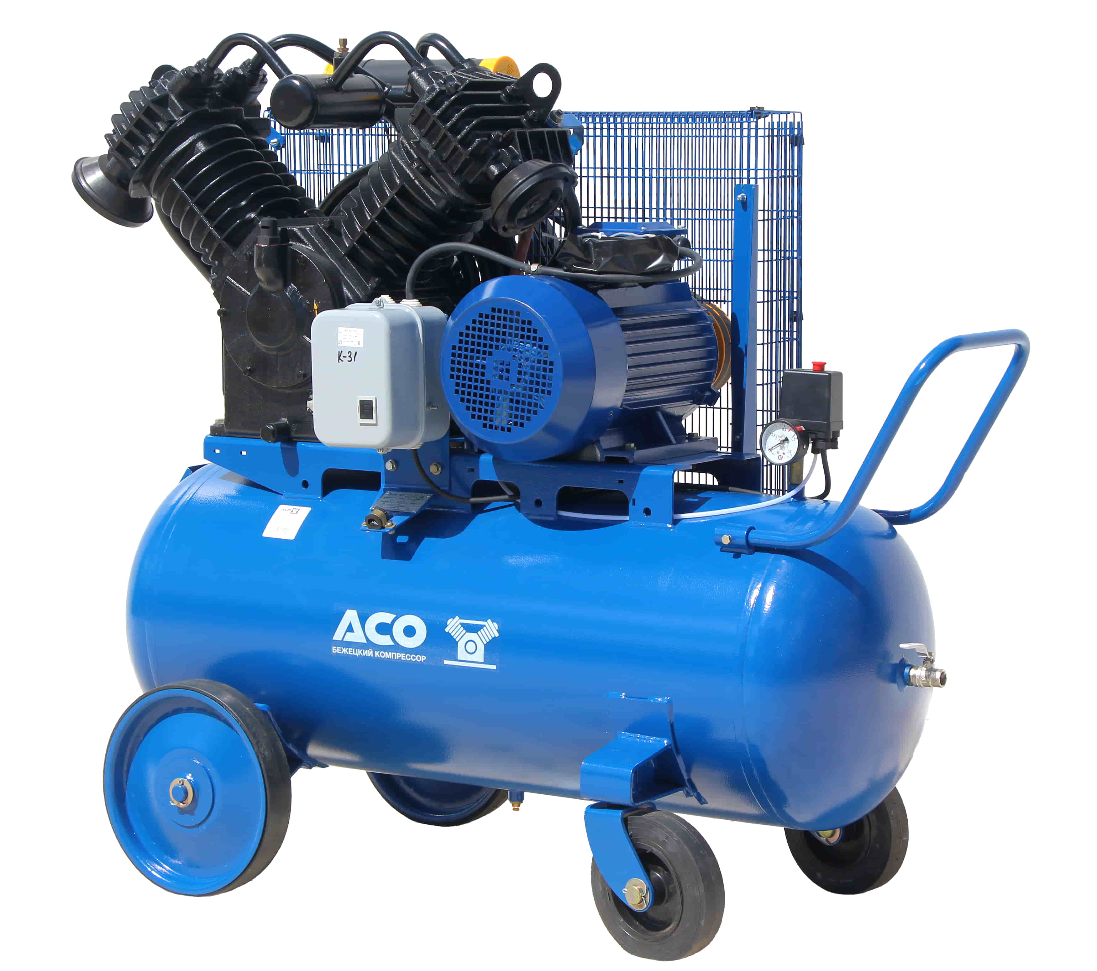 Поршневой компрессор с ременным приводом К31/13