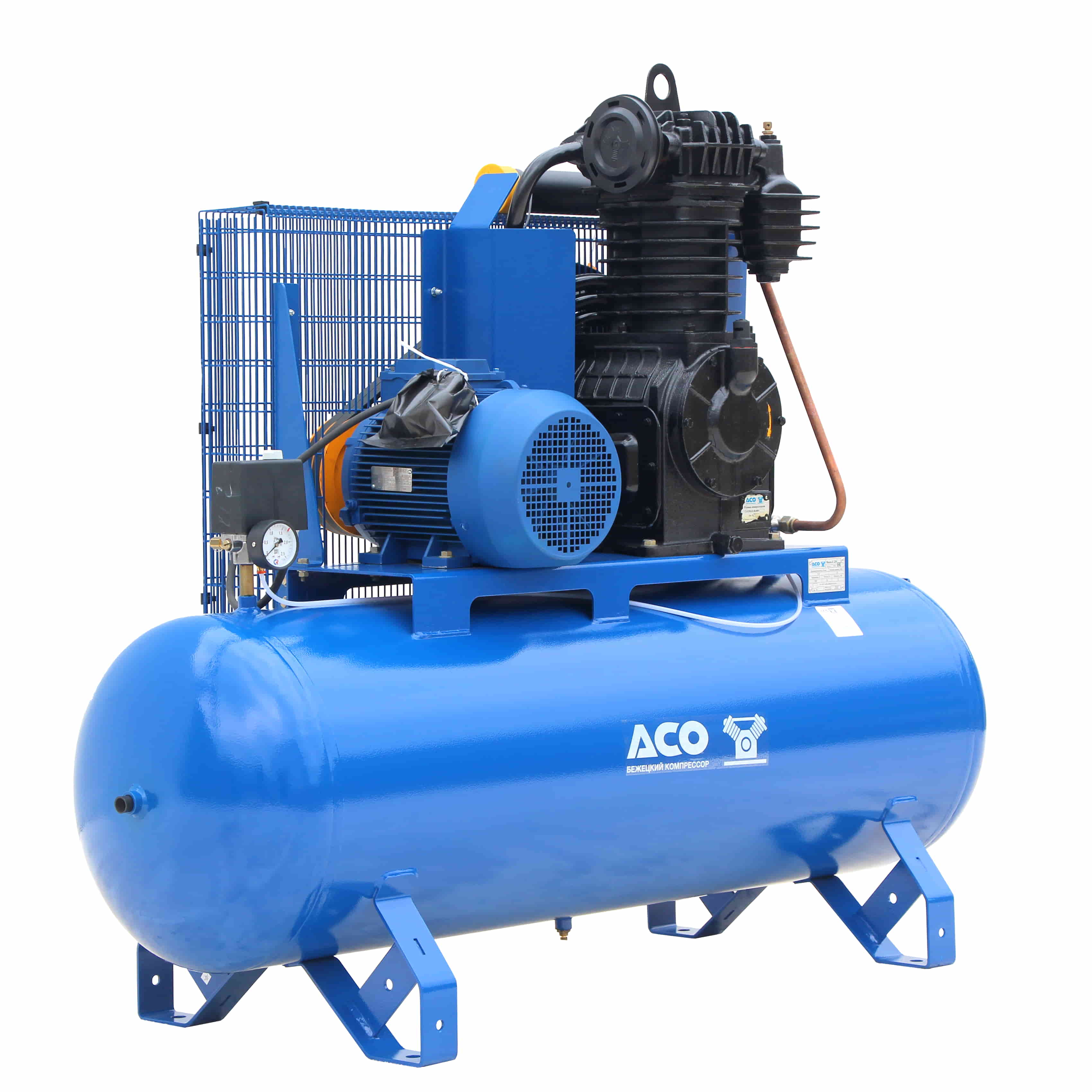 Поршневой компрессор с ременным приводом высокого давления К22М