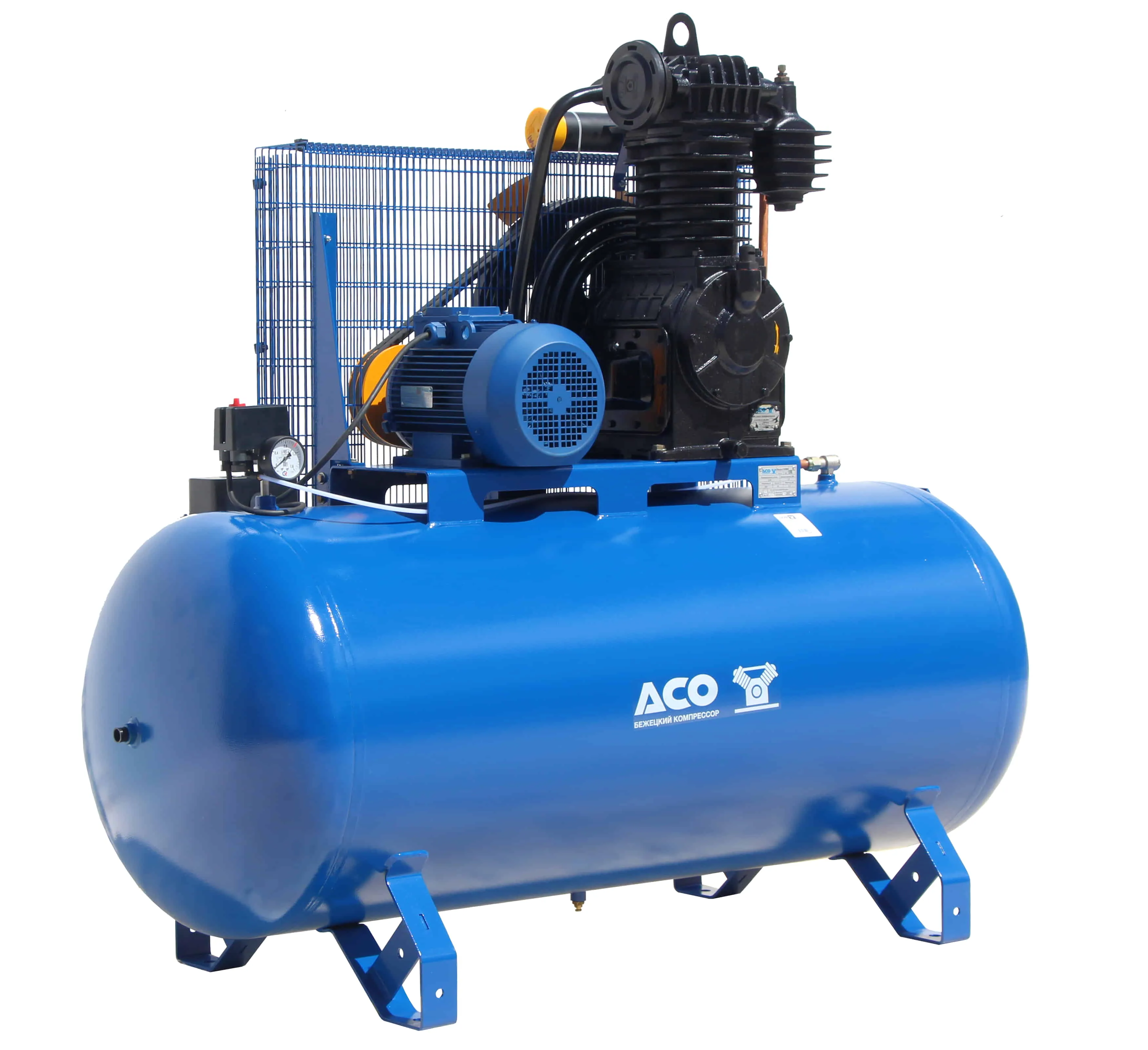 Поршневой компрессор с ременным приводом С415М1