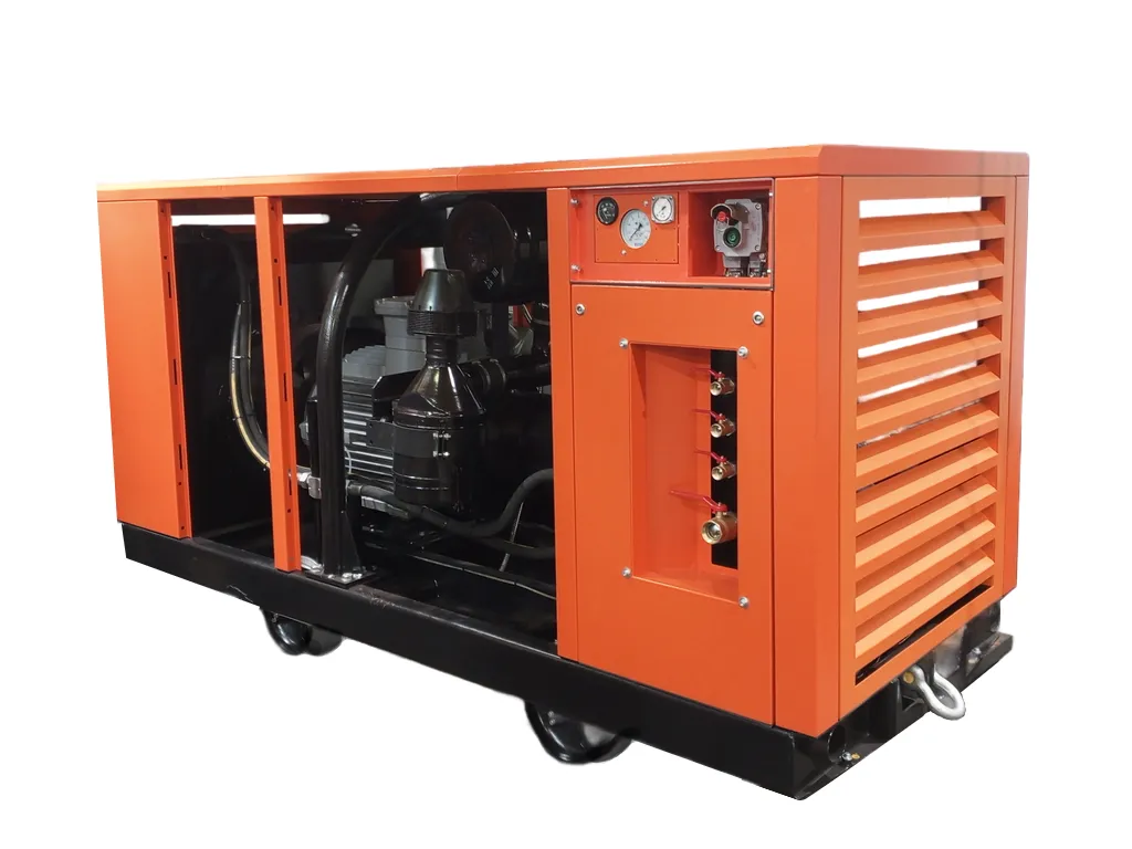 Станция компрессорная электрическая взрывозащищенная шахтная ЗИФ-ШВ 16/0,7 (660; 380 В, на скатах)