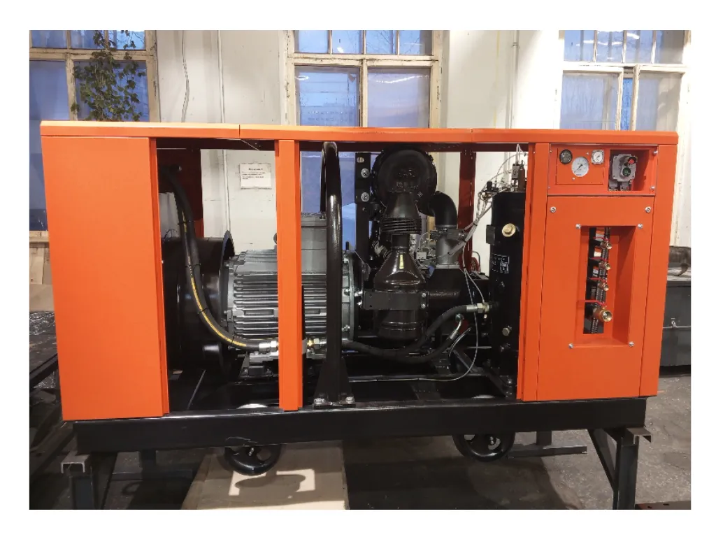 Станция компрессорная электрическая взрывозащищенная шахтная ЗИФ-ШВ 16/0,7 (660; 380 В, на скатах)