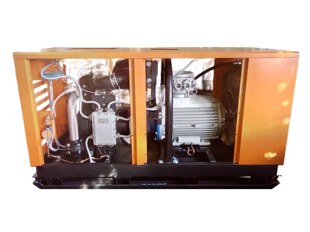 Станция компрессорная электрическая взрывозащищенная шахтная ЗИФ-ШВ 8,2/0,7 Т (660; 380 В, на салазках)