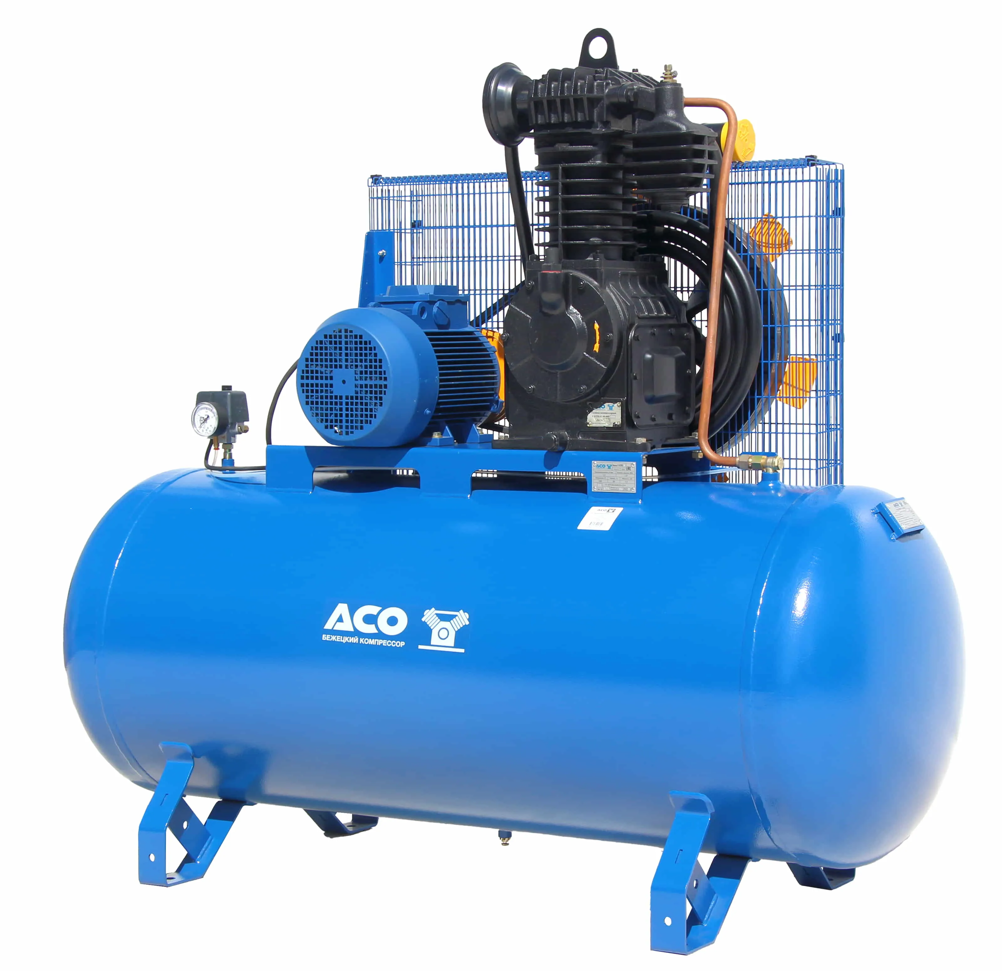 Поршневой компрессор с ременным приводом С415М6