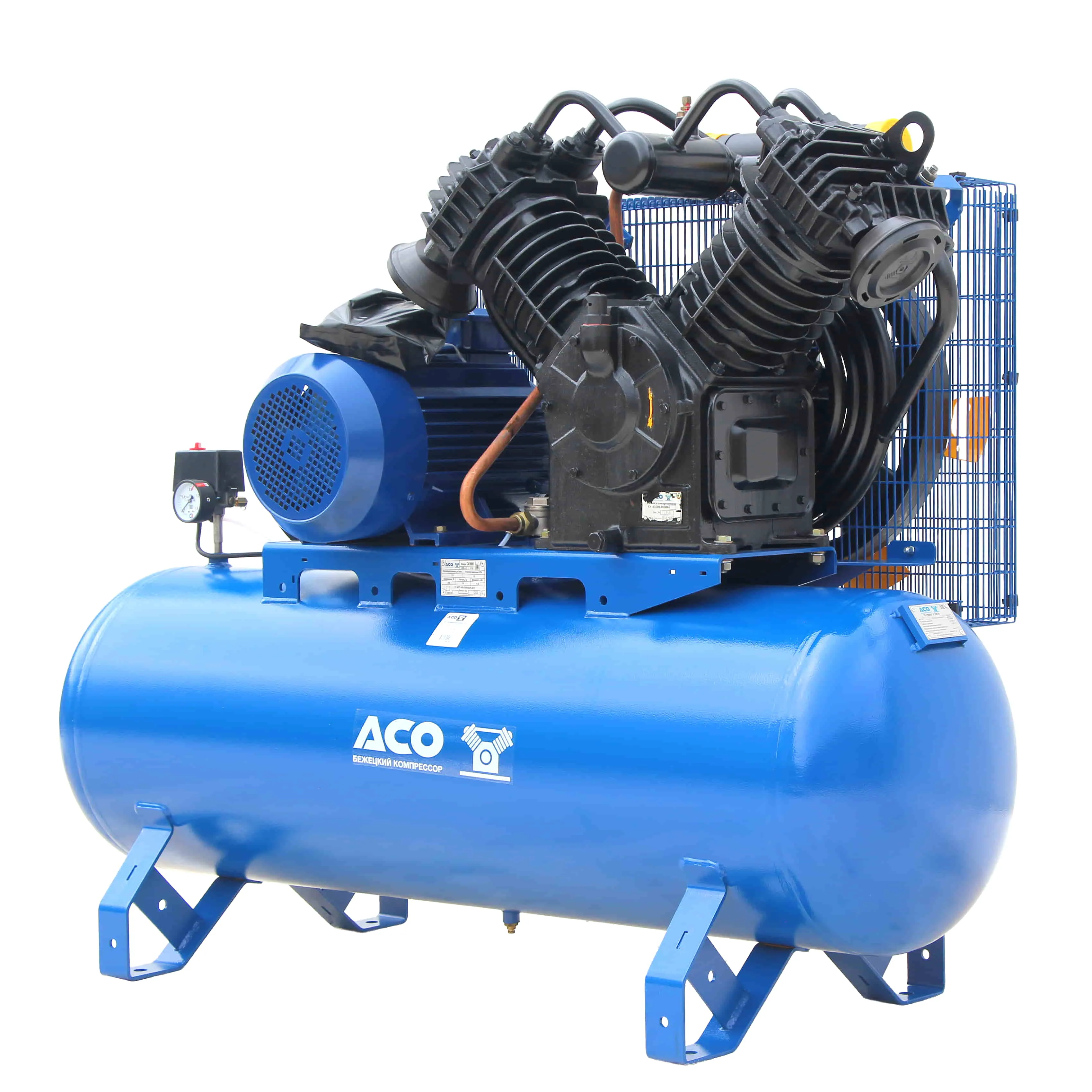 Поршневой компрессор с ременным приводом С416М1