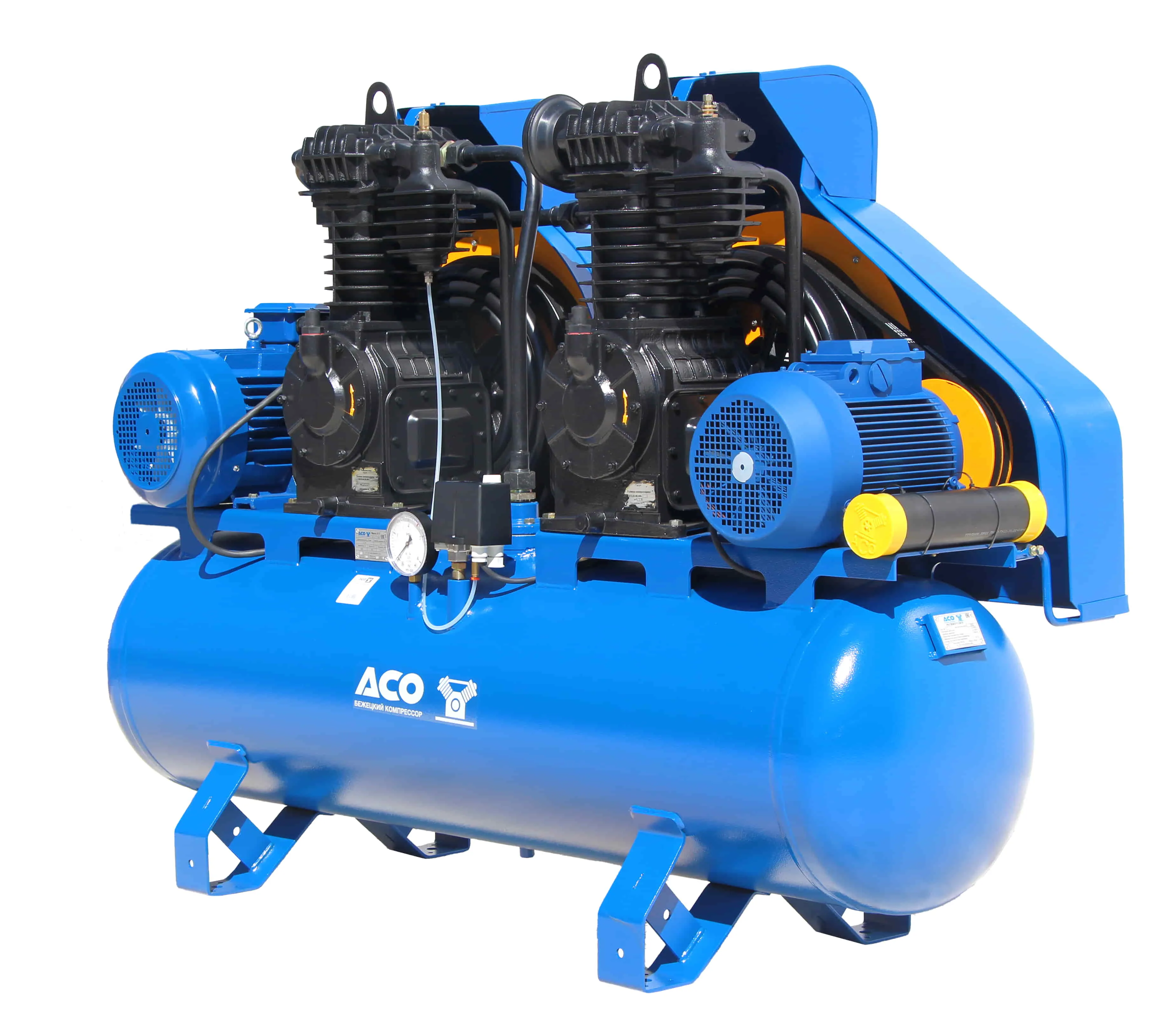 Поршневой компрессор с ременным приводом высокого давления К33