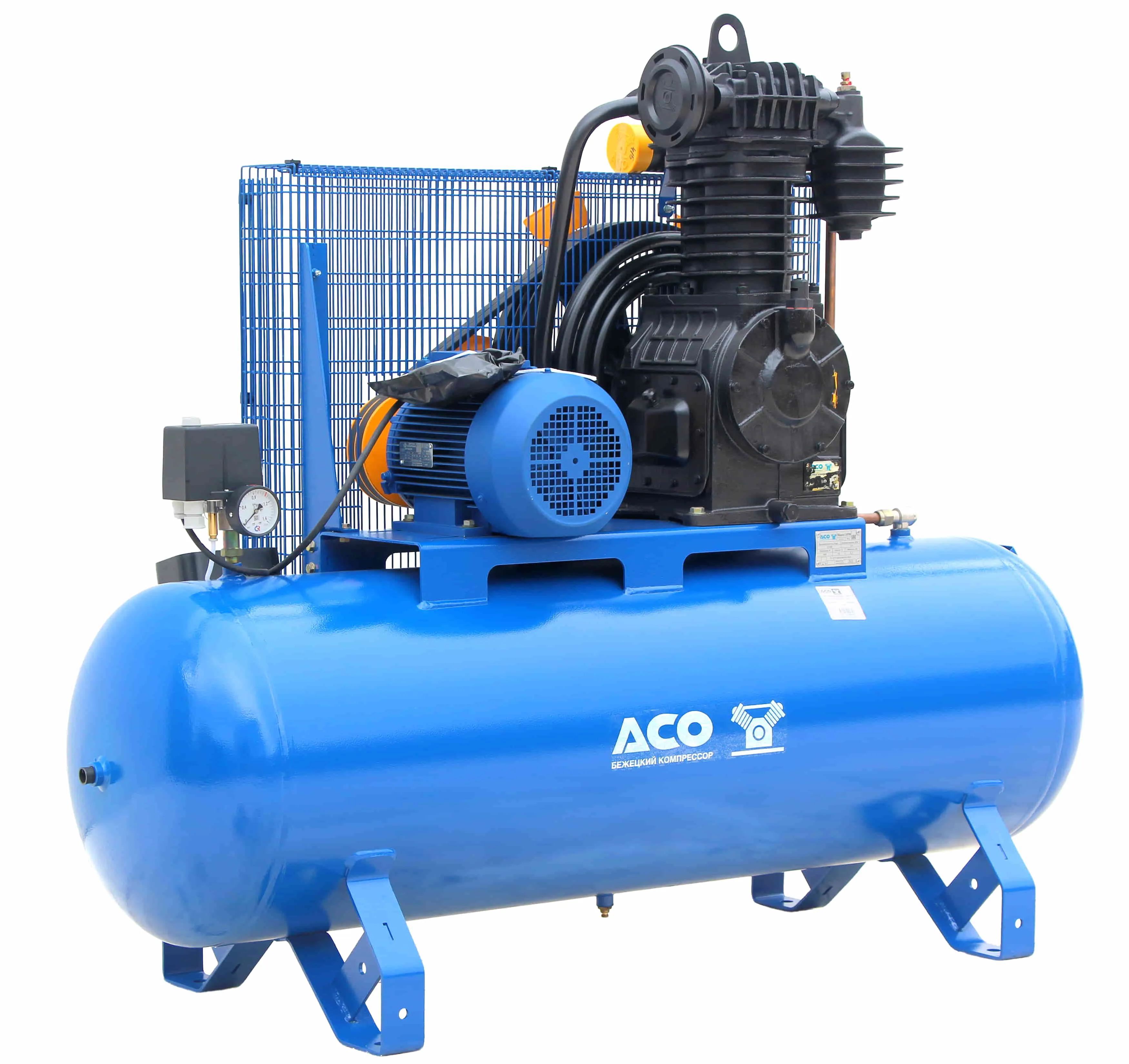 Поршневой компрессор с ременным приводом С415М