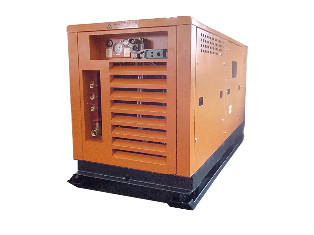 Станция компрессорная электрическая взрывозащищенная шахтная ЗИФ-ШВ 8,2/0,7 Т (660; 380 В, на салазках)