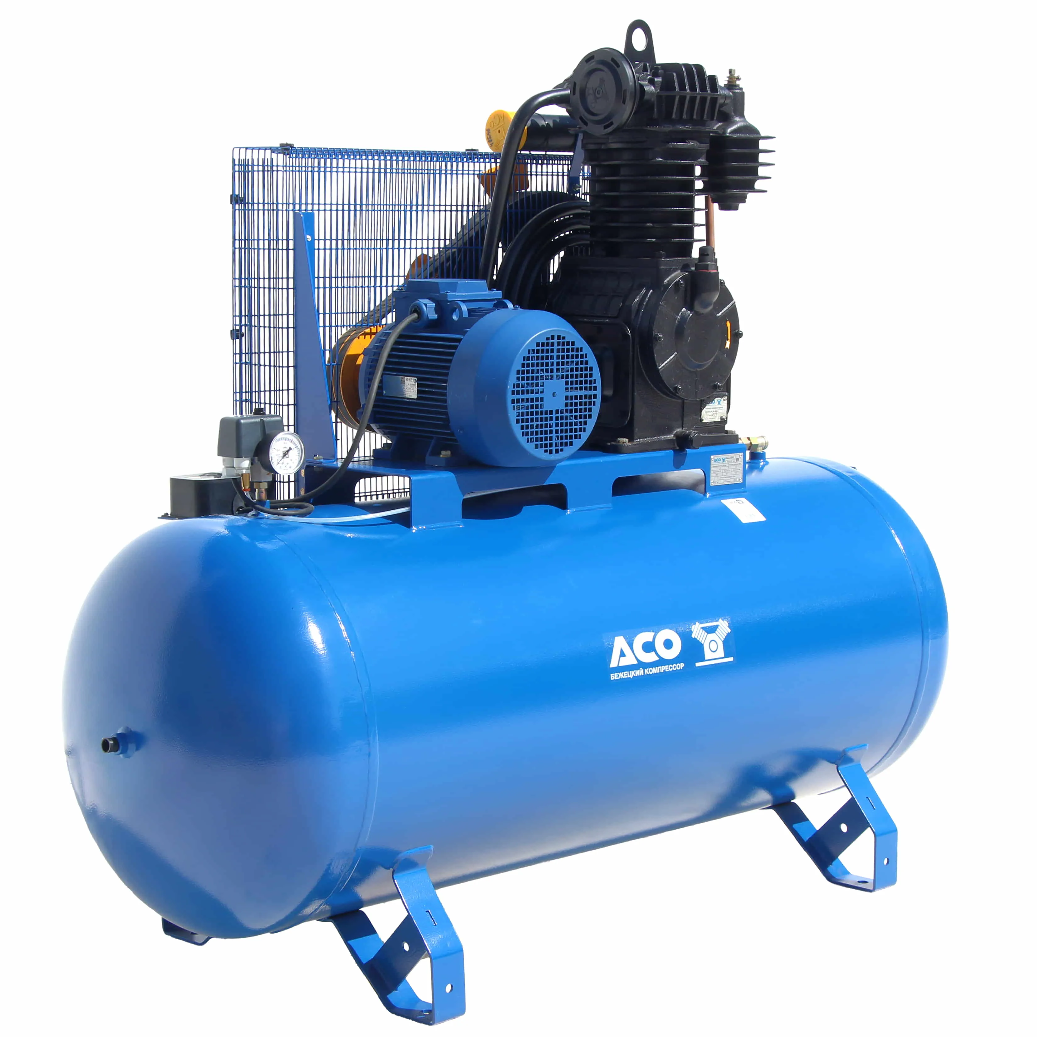 Поршневой компрессор с ременным приводом С415М6