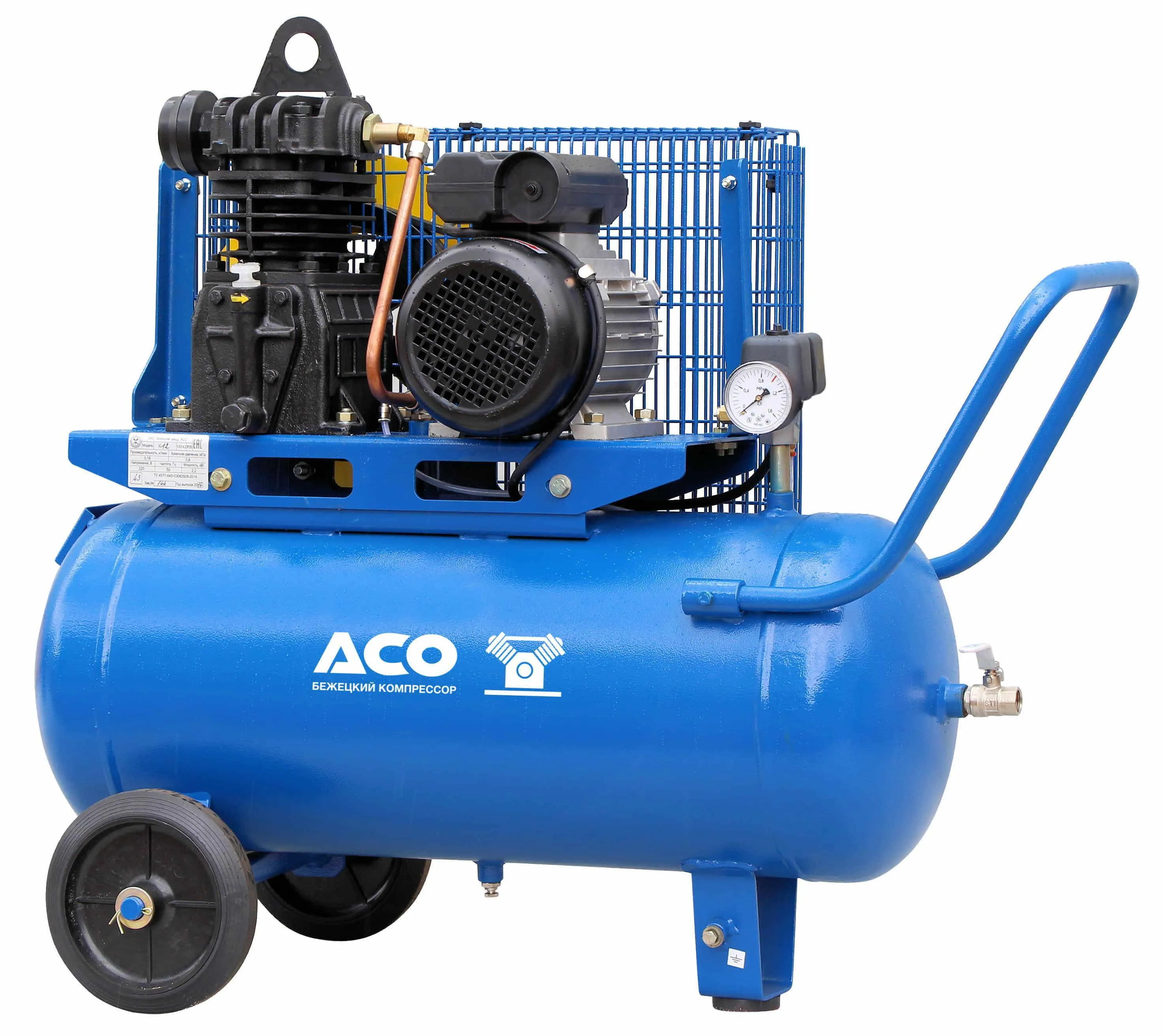 Поршневой компрессор с ременным приводом К12