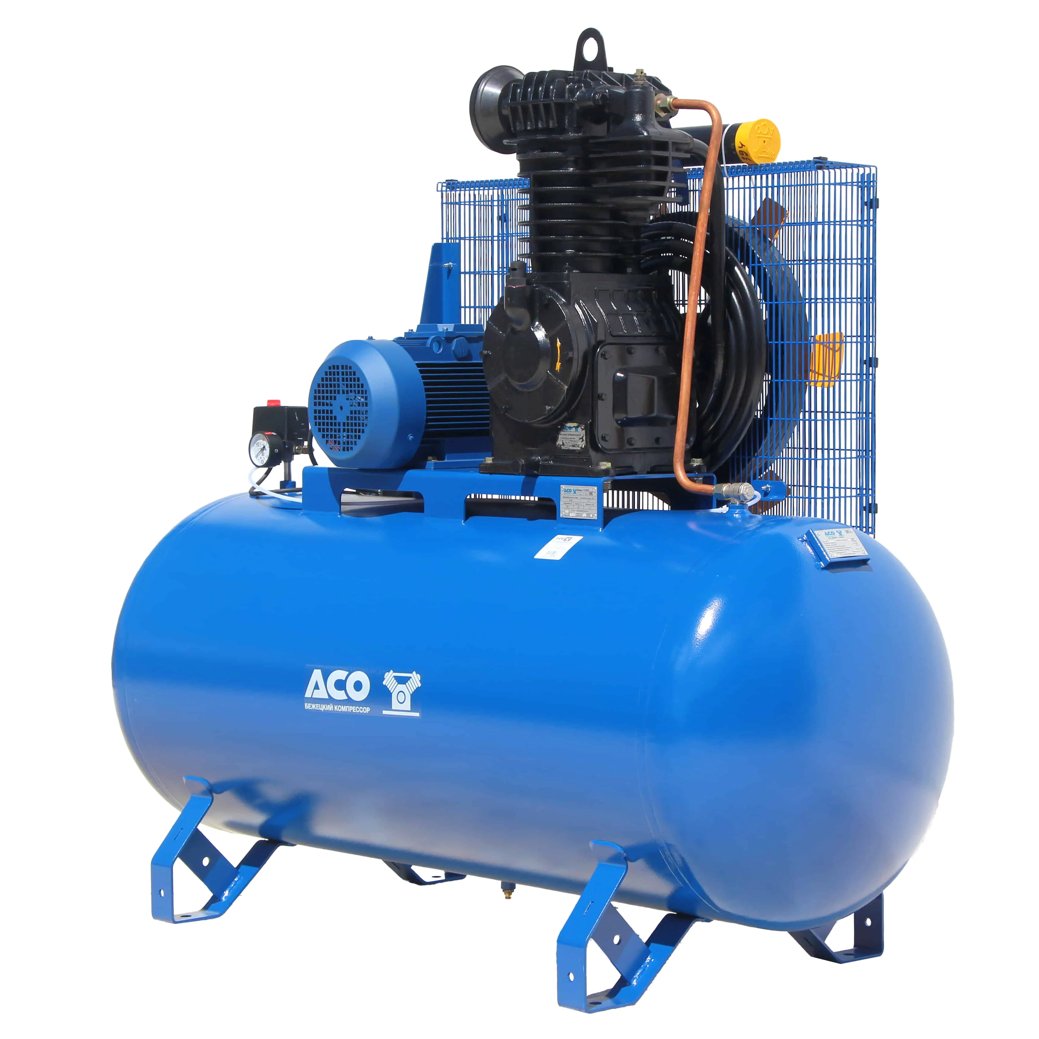 Поршневой компрессор с ременным приводом С415М1