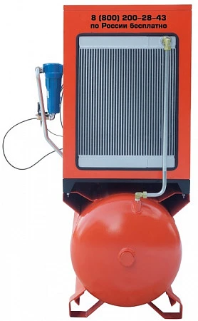 Станция компрессорная на ресивере с осушителем ЗИФ-СВЭ-3,7/0,7 ШМ  ОиР-900