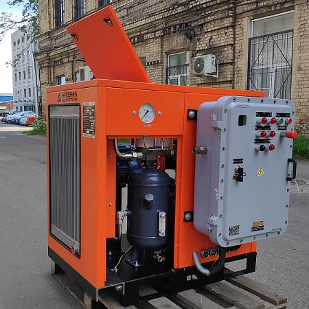 Станция компрессорная электрическая взрывозащищенная для нефтегаза ЗИФ-СВЭ-5,2/0,7-Ex