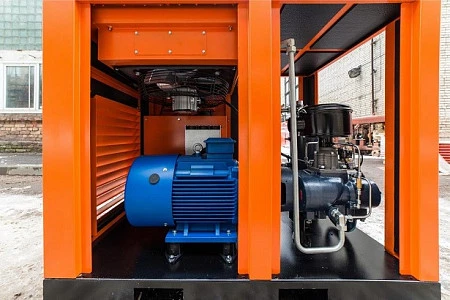 Станция компрессорная электрическая низкобарная ЗИФ-СВЭ-7,2/0,4 ШМЧ-Н