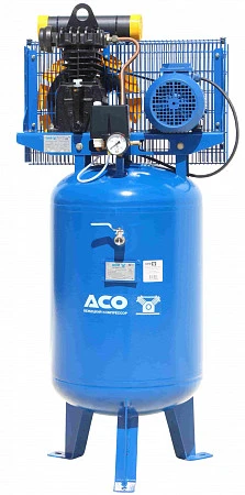 Поршневой компрессор с ременным приводом с вертикальным ресивером КВ7