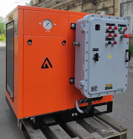 Станция компрессорная электрическая взрывозащищенная для нефтегаза ЗИФ-СВЭ-5,2/0,7-Ex