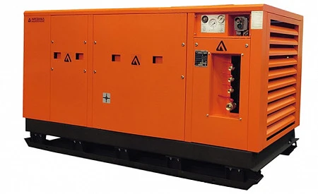 Станция компрессорная электрическая взрывозащищенная шахтная ЗИФ-ШВ 16/0,7 (1140; 660 В, на салазках)