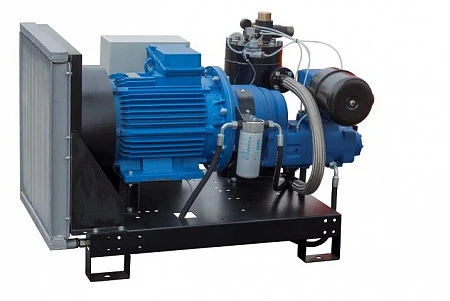 Станция компрессорная электрическая для неотапливаемого цеха нешумозаглушенная ЗИФ-СВЭ-4,0/0,7 без кожуха с пакетом "Север"