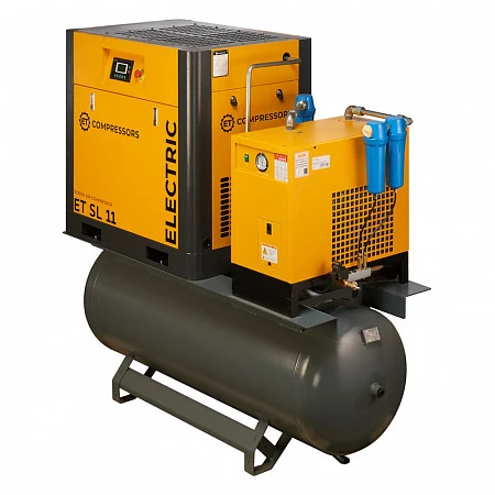 Винтовой компрессор на ресивере с осушителем ET SL 11-10-500 ES (IP23)