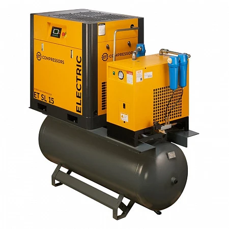 Винтовой компрессор на ресивере с осушителем ET SL 15-10-500 ES (IP23)